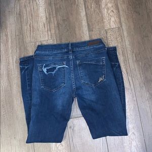 Express ripped jeans